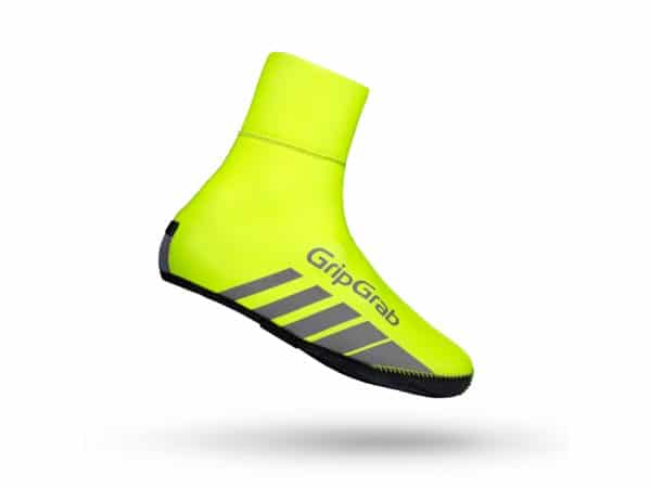 GripGrab Race Thermo - HI-VIS vind og vandtæt skoovertræk - Neon gul - Str. M
