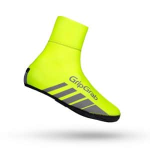 GripGrab Race Thermo - HI-VIS vind og vandtæt skoovertræk - Neon gul - Str. S