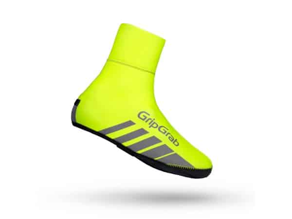 GripGrab Race Thermo - HI-VIS vind og vandtæt skoovertræk - Neon gul - Str. L