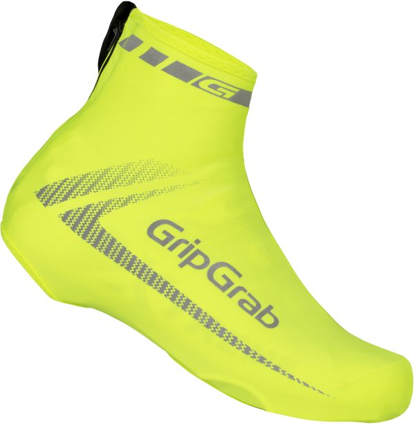 GripGrab RaceAero Hi-Vis Letvægts Lycra Skoovertræk - Gul